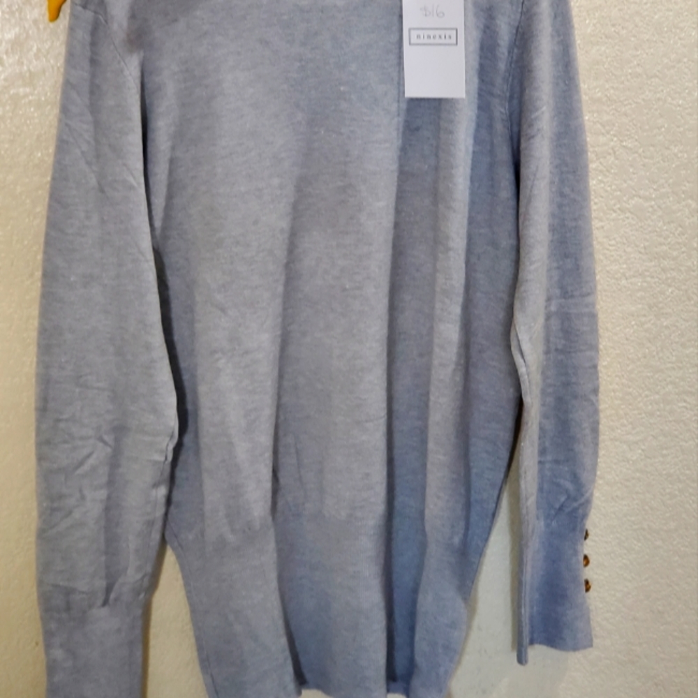 Grey turtleneck
